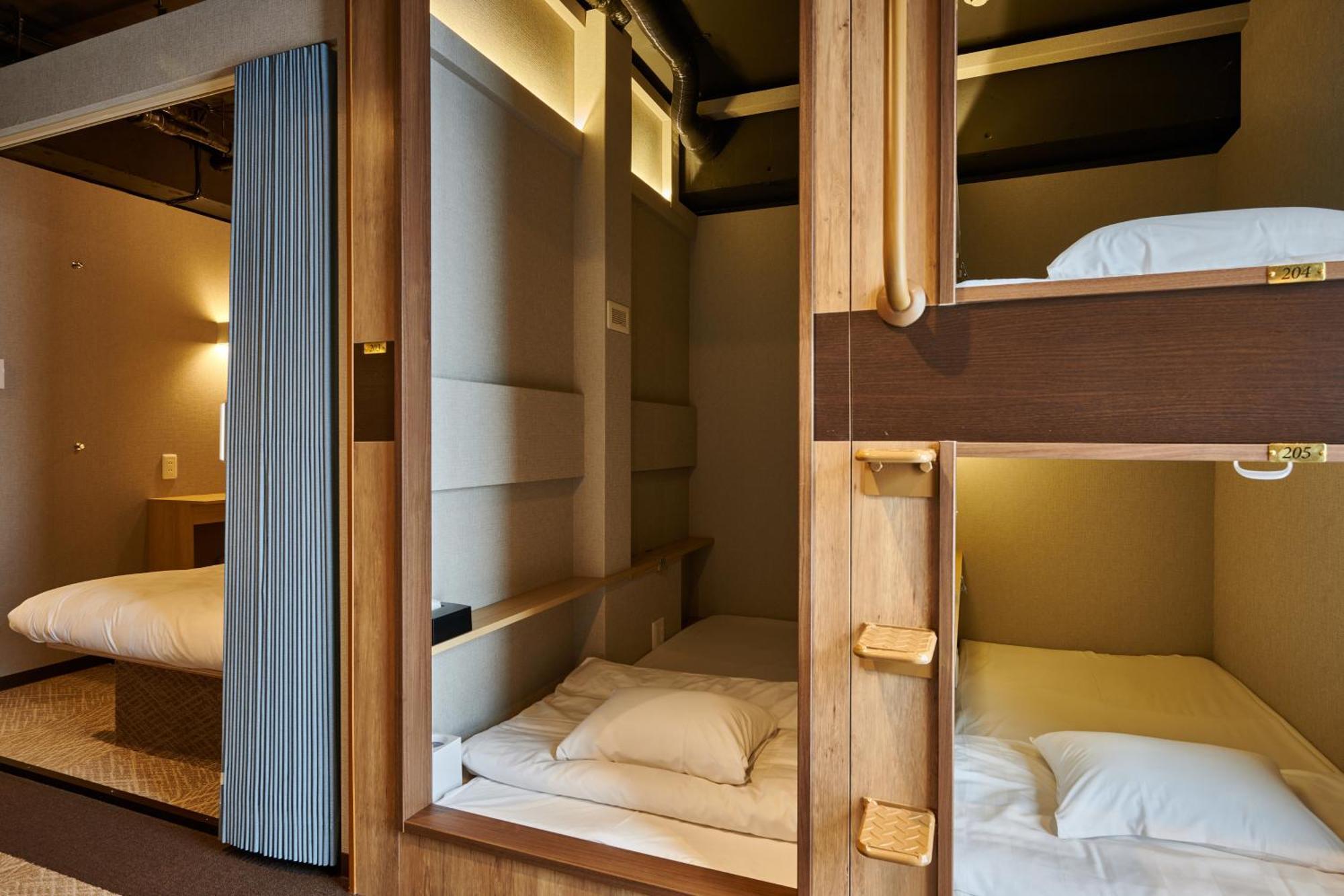 Capsule Hotel Continue Nijojokita Kiotó Kültér fotó
