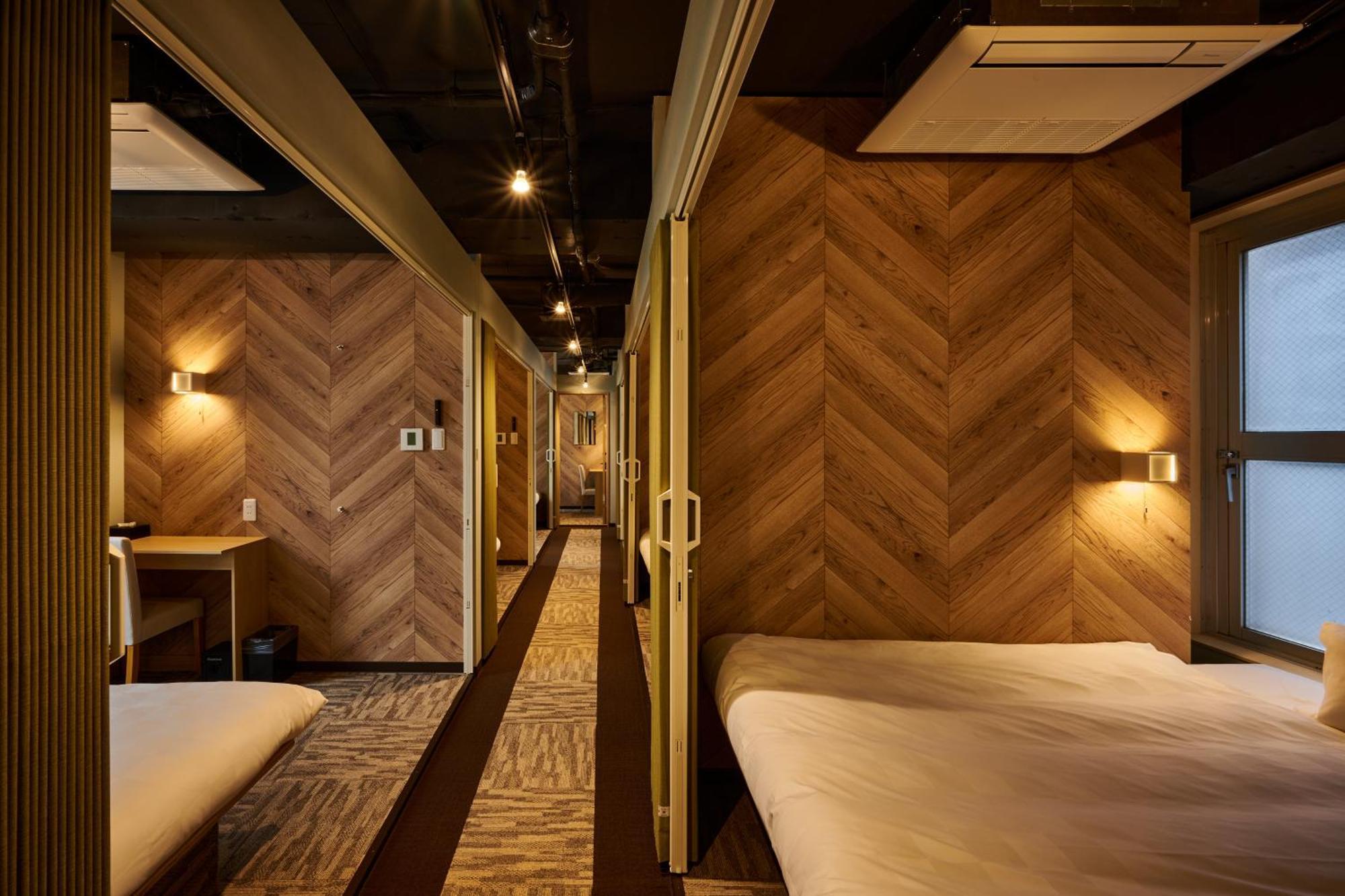 Capsule Hotel Continue Nijojokita Kiotó Kültér fotó